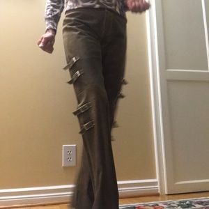 Cawboy leather  pants, size 4